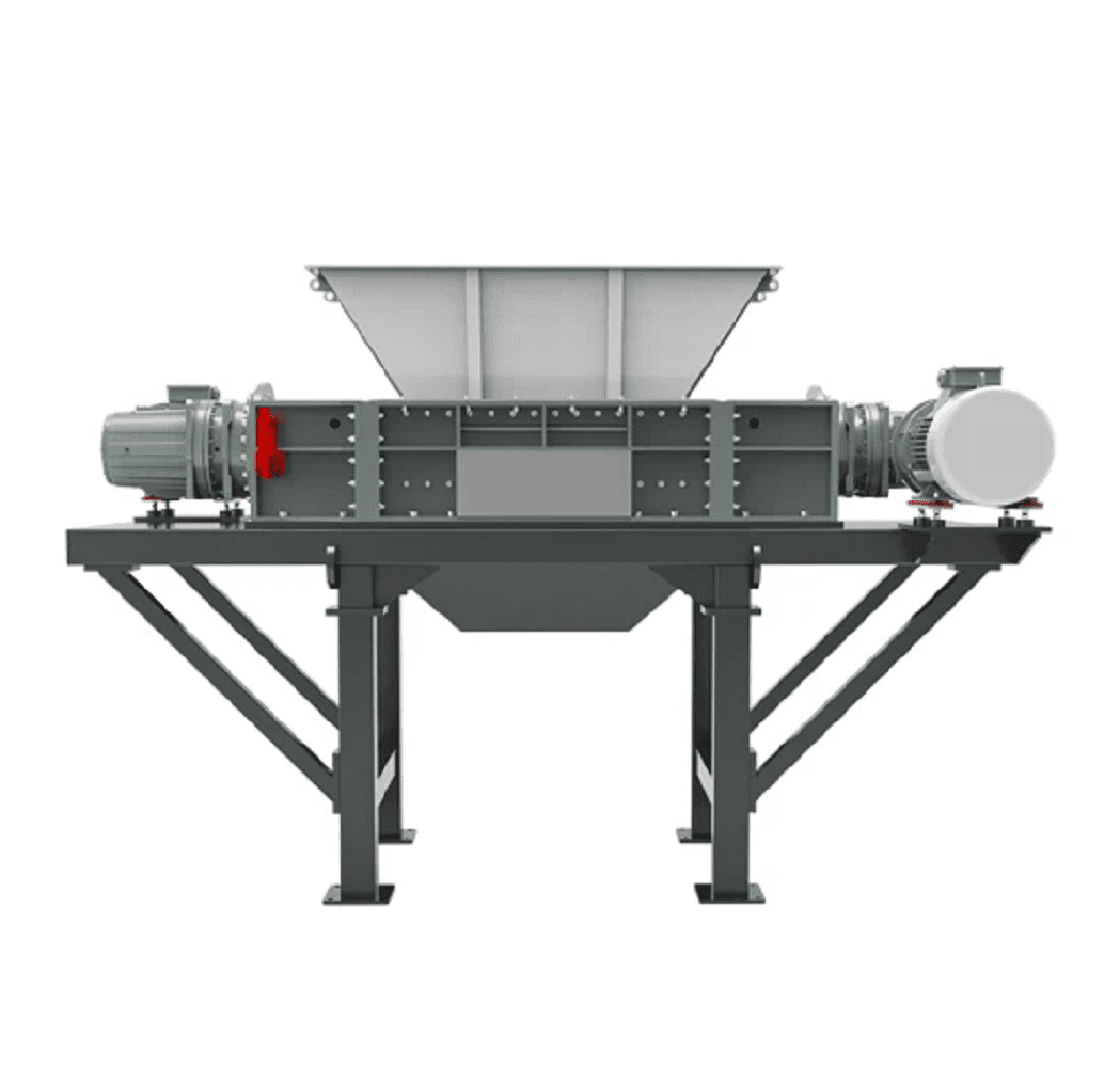 Double Shaft Aluminum Can Bottle Shredder Machine