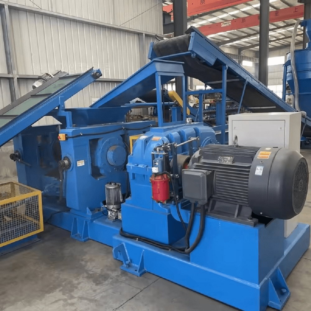 Industrial solid waste shredder available