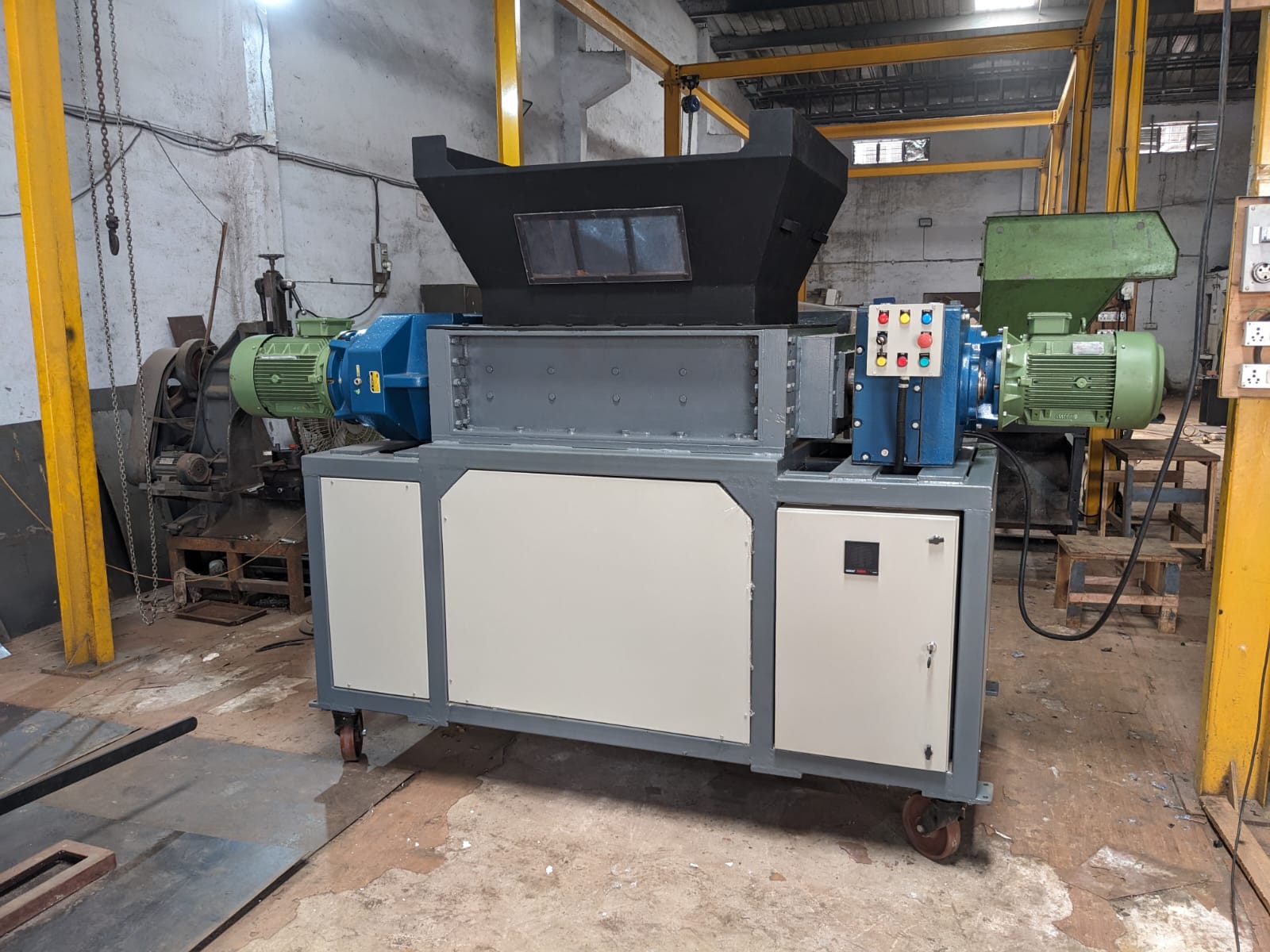small aluminum shredder scrap yard use