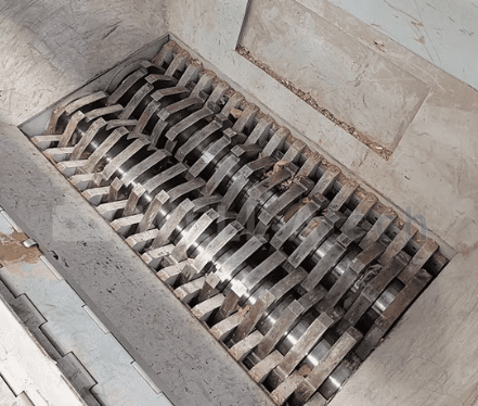 Shredding Chamber of Industrial Aluminum Shredder foundary and scrap recycling yard