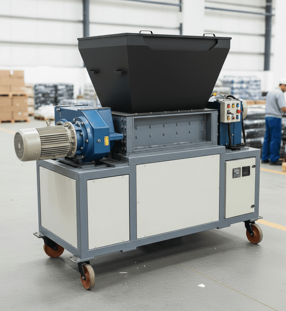 Heavy duty industrial shredder