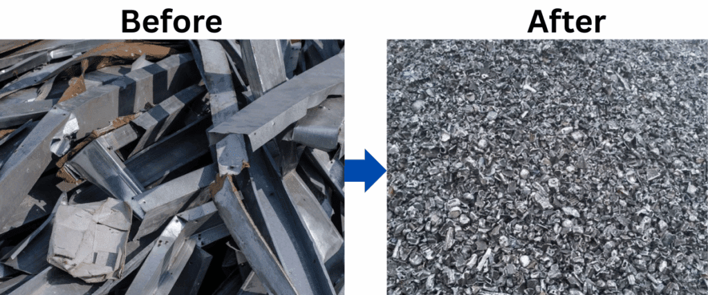 scrap iron shredder