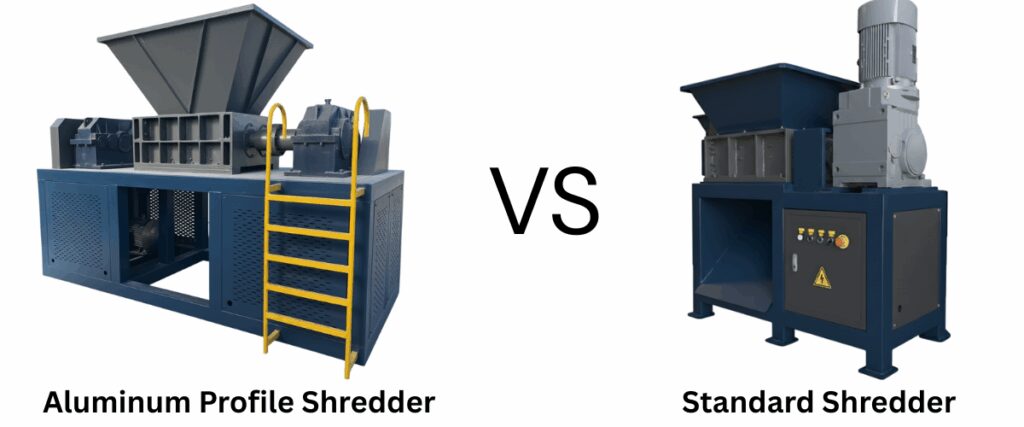Aluminum Profile Shredder vs Standard Shredder