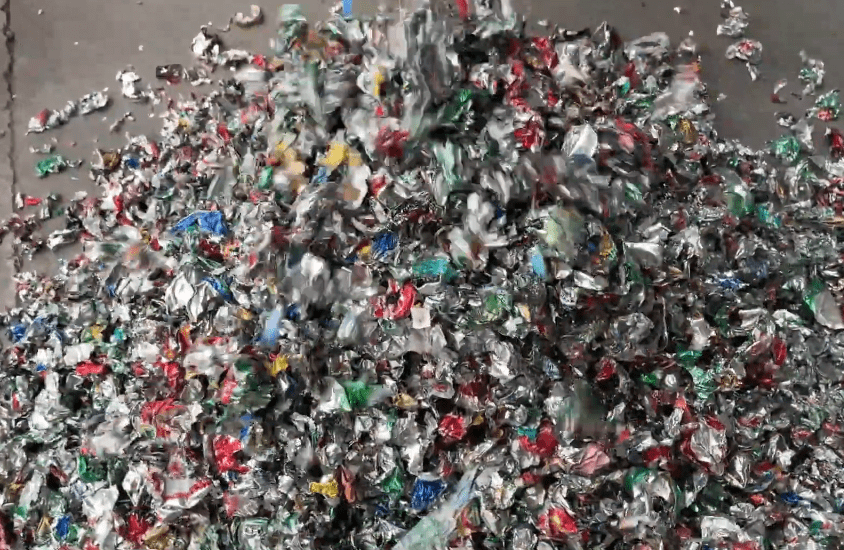 aluminum shredded matrials