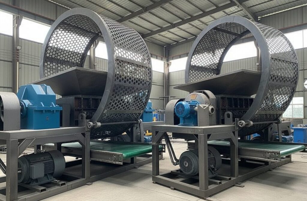 tire recycling and rubber reproccessing