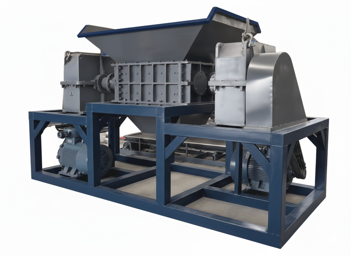 Waste Tyre Recycling Plant shredder