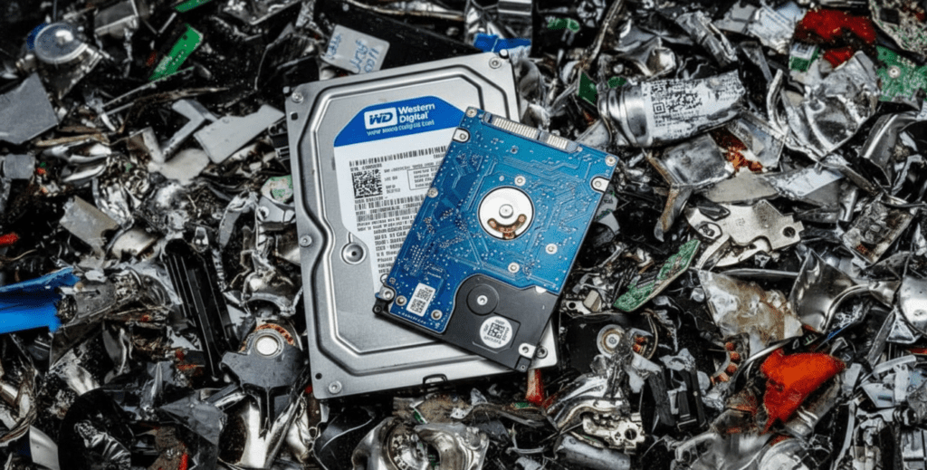 hard drive shredding company Shredded hard drive