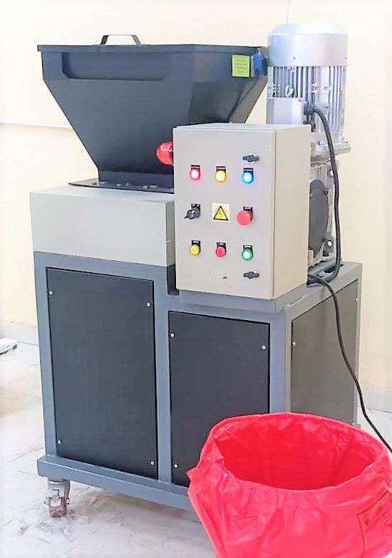 hospital waste shredder biomedical waste shredding
