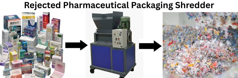 Rejected Pharmaceutical Packaging Shredder