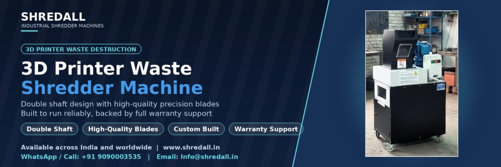 shredall 3D printer waste shredder
