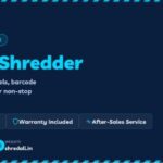 label waste shredder