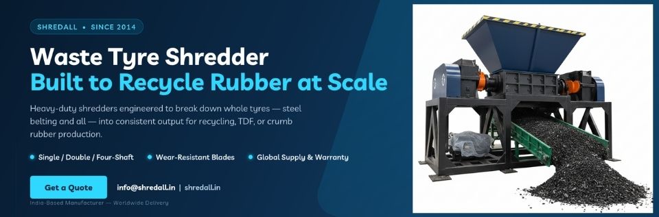 Waste Tyre Shredder